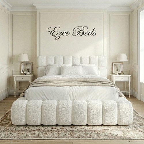 Marshmallow teddy boucle - boucle, bed