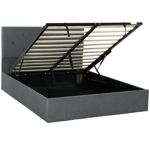 Homcom double bed frame gas - bed,