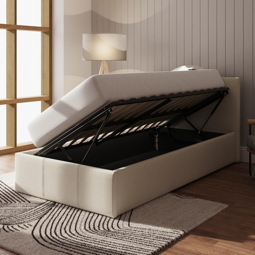 Side lift ottoman storage bed - lift,