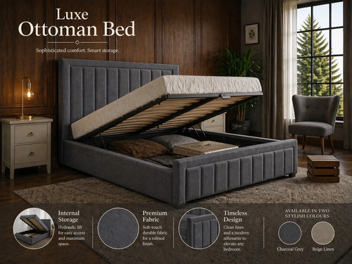New ottoman storage panel - new,