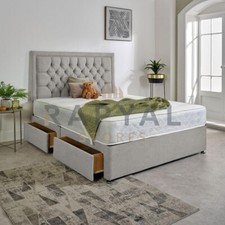 ORTHOPAEDIC DIVAN BED SET WITH