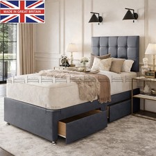 Plush Velvet Windsor Divan Bed