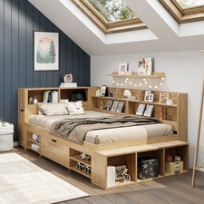 Multifunctional Wooden Bed