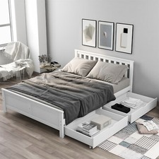 Wooden Single Double Bed Frame