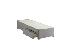 SHORT DIVAN BED BASE IN GREY
