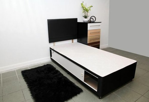 2ft6 3ft single divan bed - 2ft6,